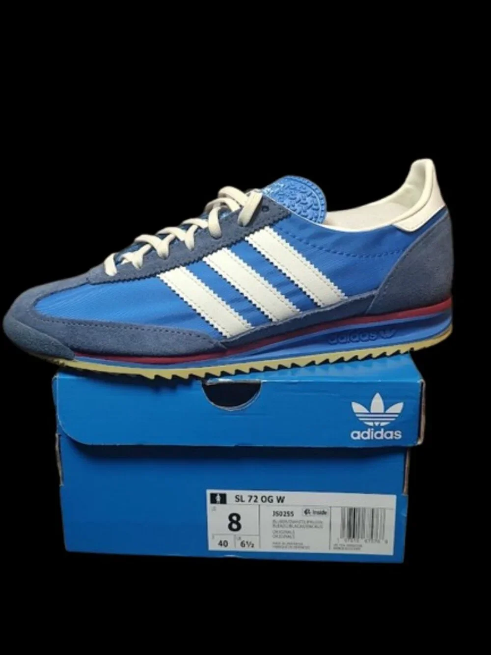 Adidas SL 72 OG Blue Bird Off White JS0255 Women Size 8 NIB Vintage Runner
